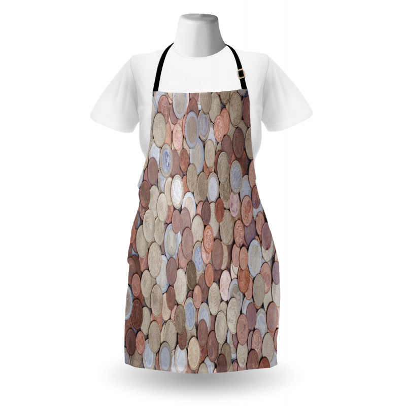 Euros and Cent Coins Apron