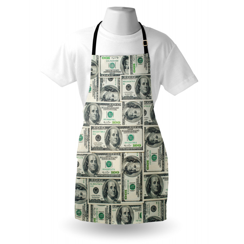 Ekonomi Mutfak Önlüğü Üst Üste Gerçekçi Kağıt Para Görselleri