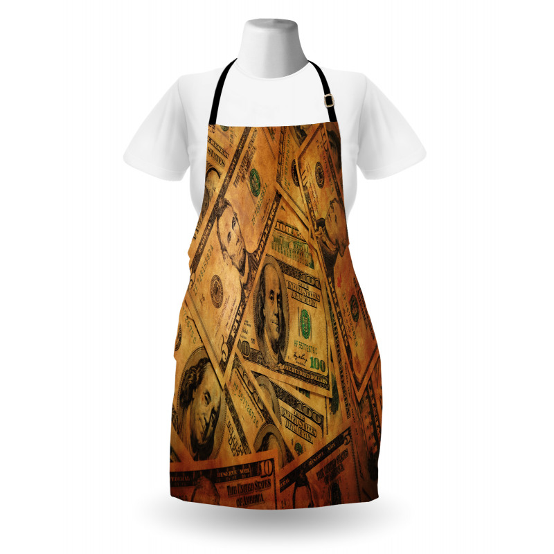 Fiver Sawbuck and C-Note Apron