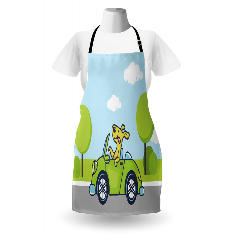 Puppy on the Road Apron