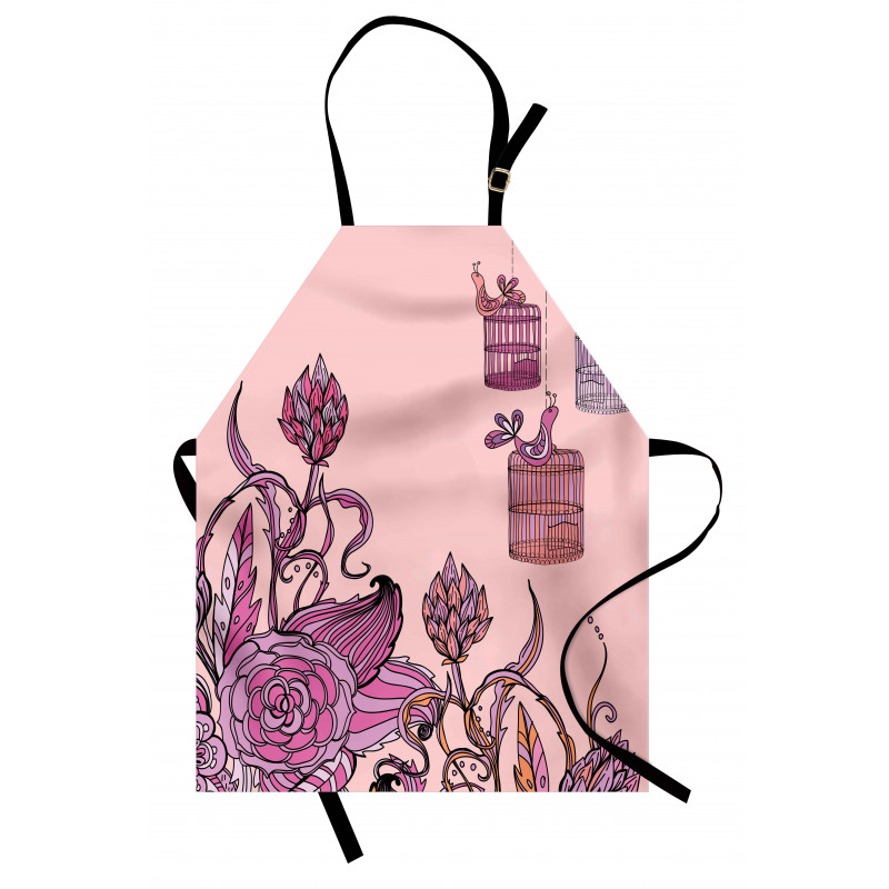 Bird Cage Flora Apron