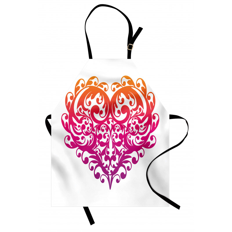 Scroll Heart Apron