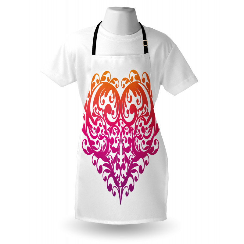 Scroll Heart Apron