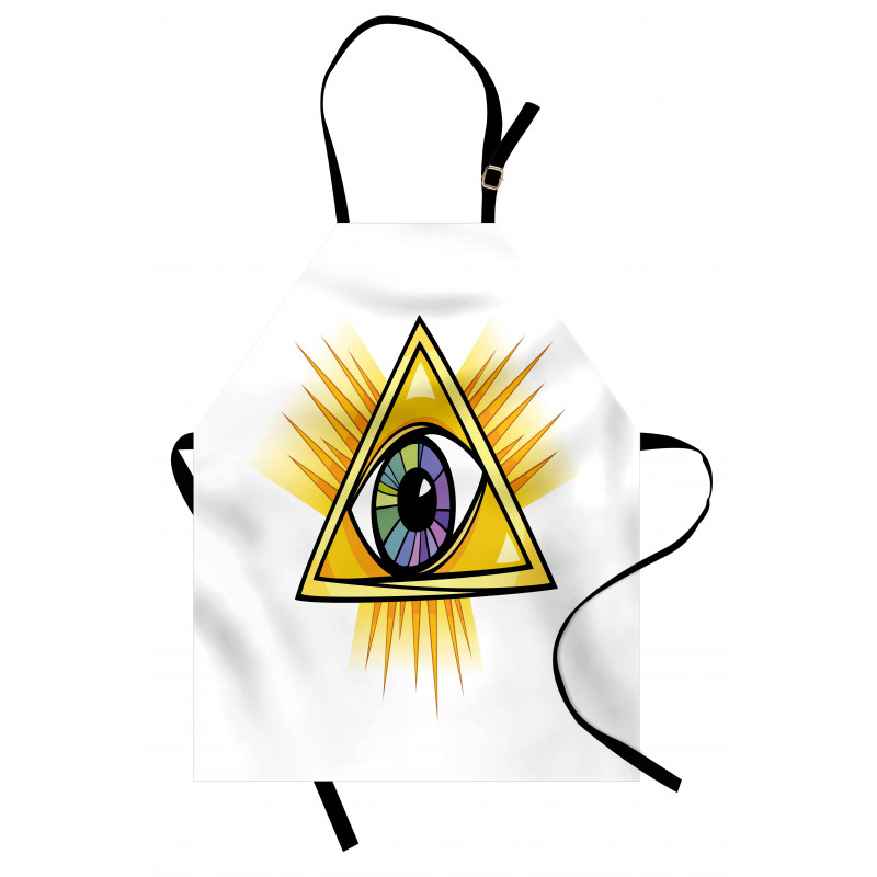 Mystical Triangle Wisdom Apron