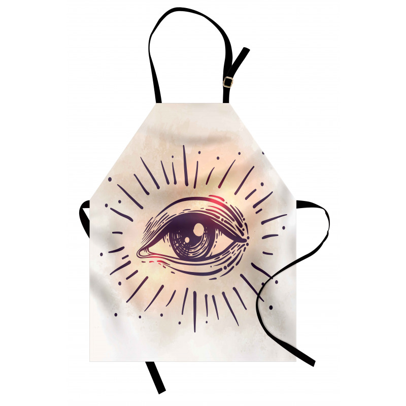 Gaze of an Elderly Man Art Apron