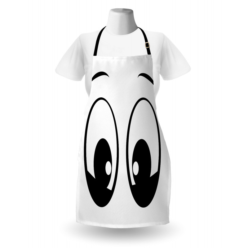 Surprised Cartoon Character Apron