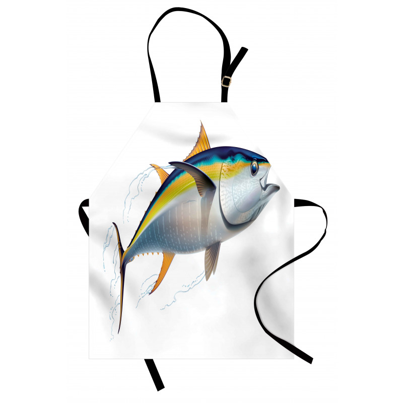 Realistic Yellowfin Tuna Apron