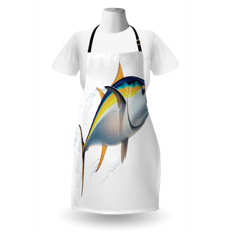 Realistic Yellowfin Tuna Apron