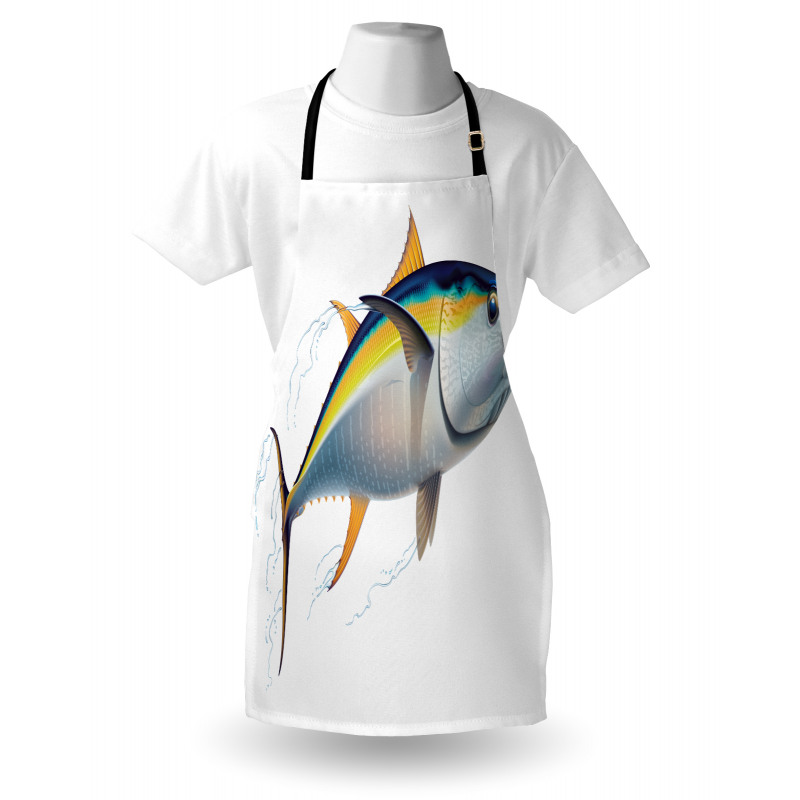 Realistic Yellowfin Tuna Apron