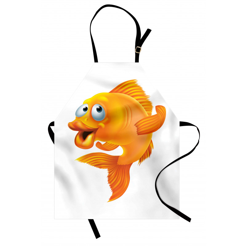 Happy Playful Goldfish Apron