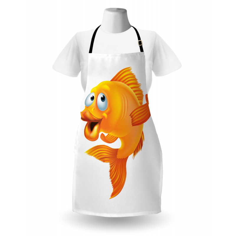 Happy Playful Goldfish Apron