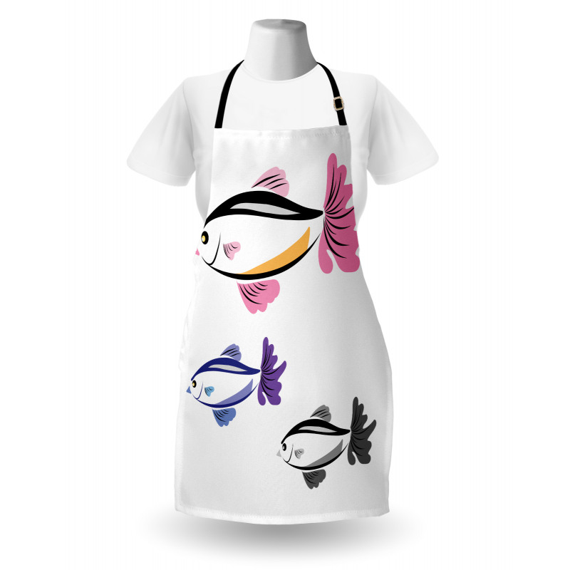 Bird Faced Animals Swim Apron