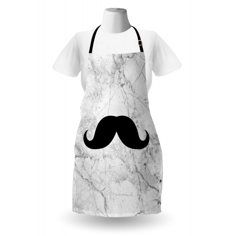 Mustache Motif Retro Apron