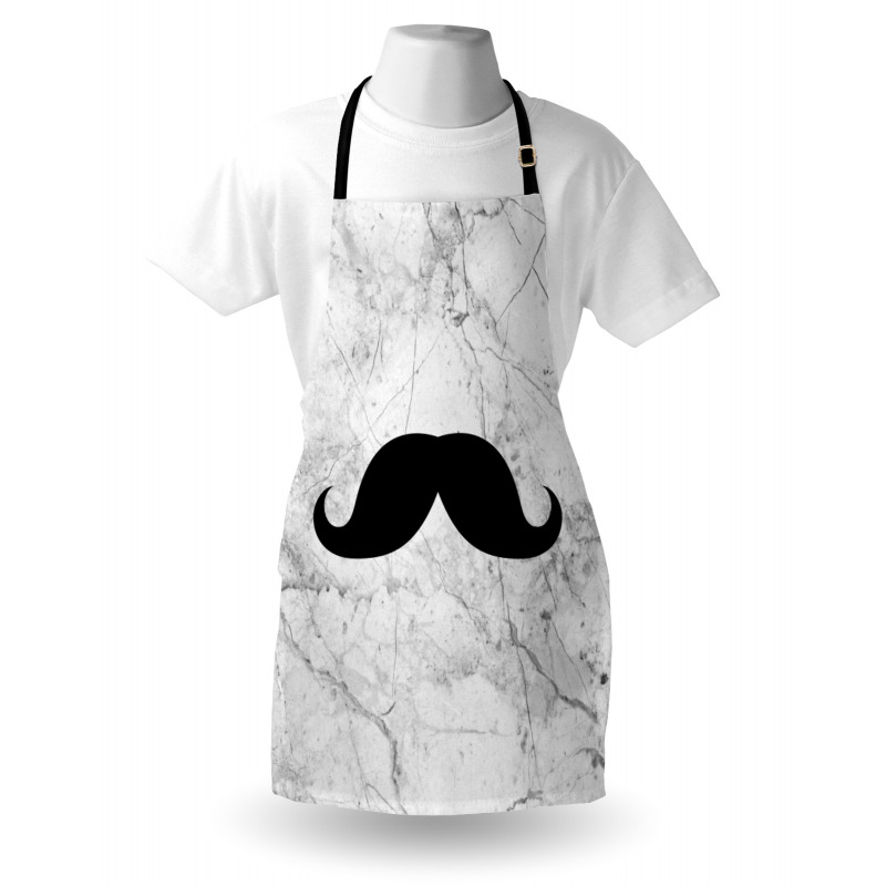 Mustache Motif Retro Apron