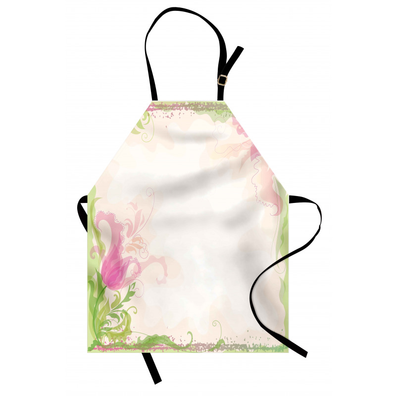 Pastel Tulips Apron