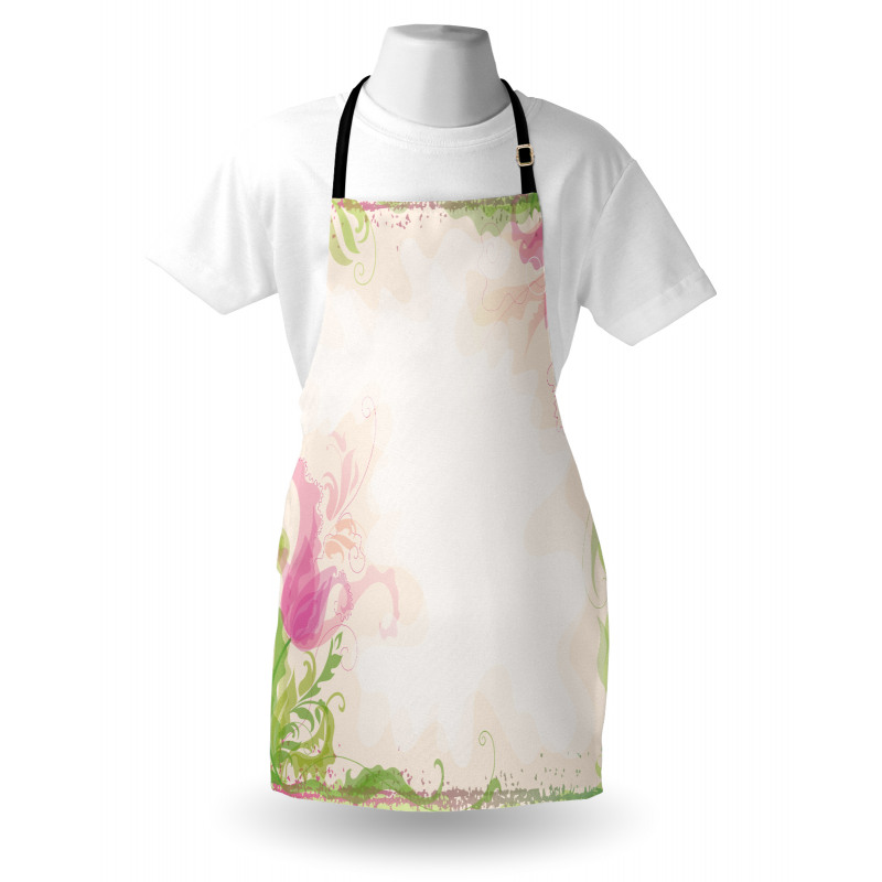 Pastel Tulips Apron