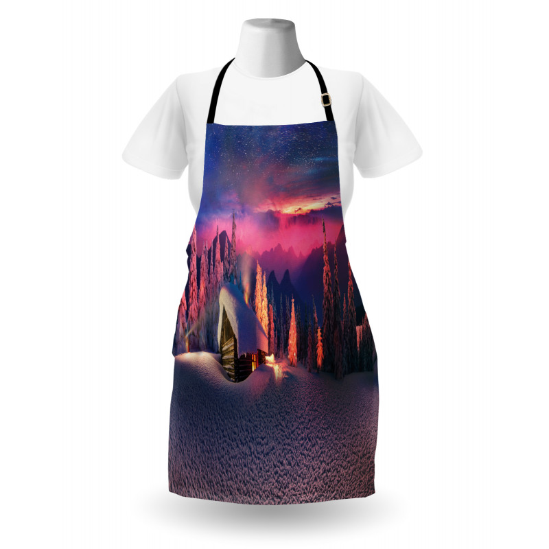 Wild Alpine Scene Apron