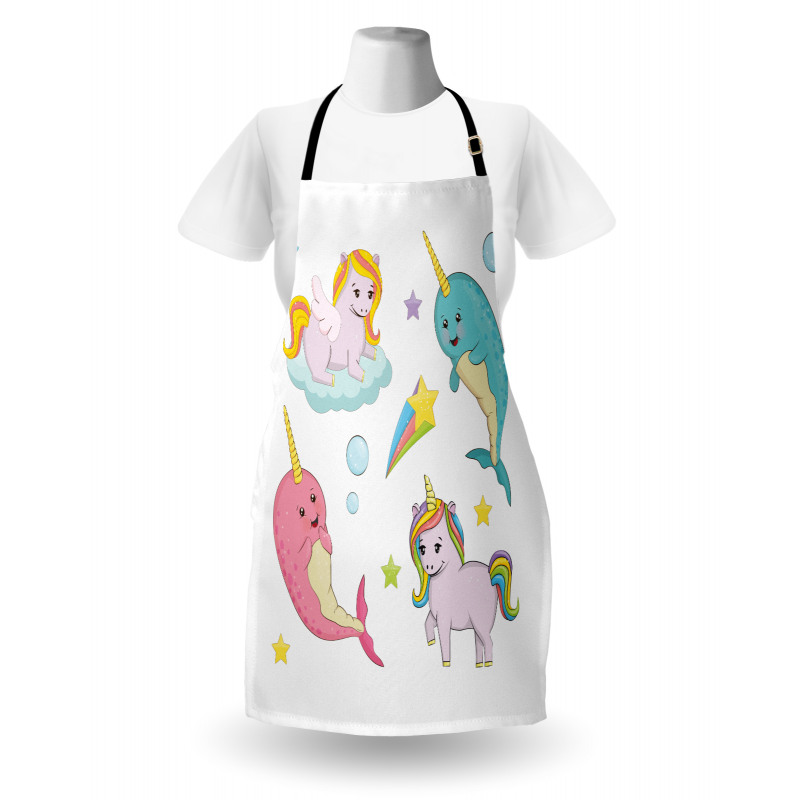 Colorful Rainbow Animal Apron