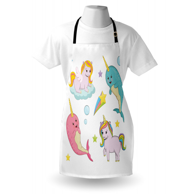 Colorful Rainbow Animal Apron