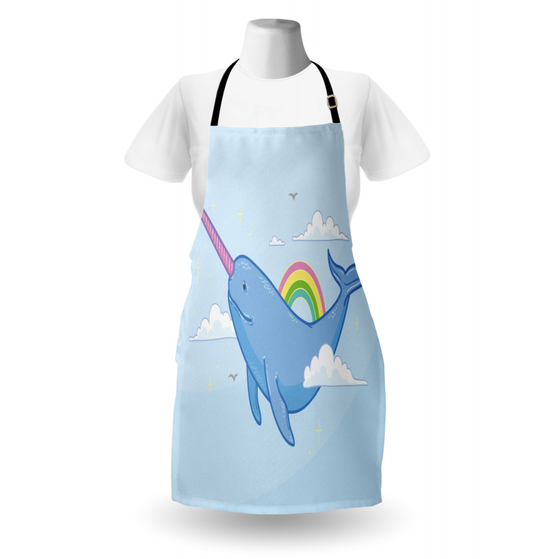 Flying Whale Apron