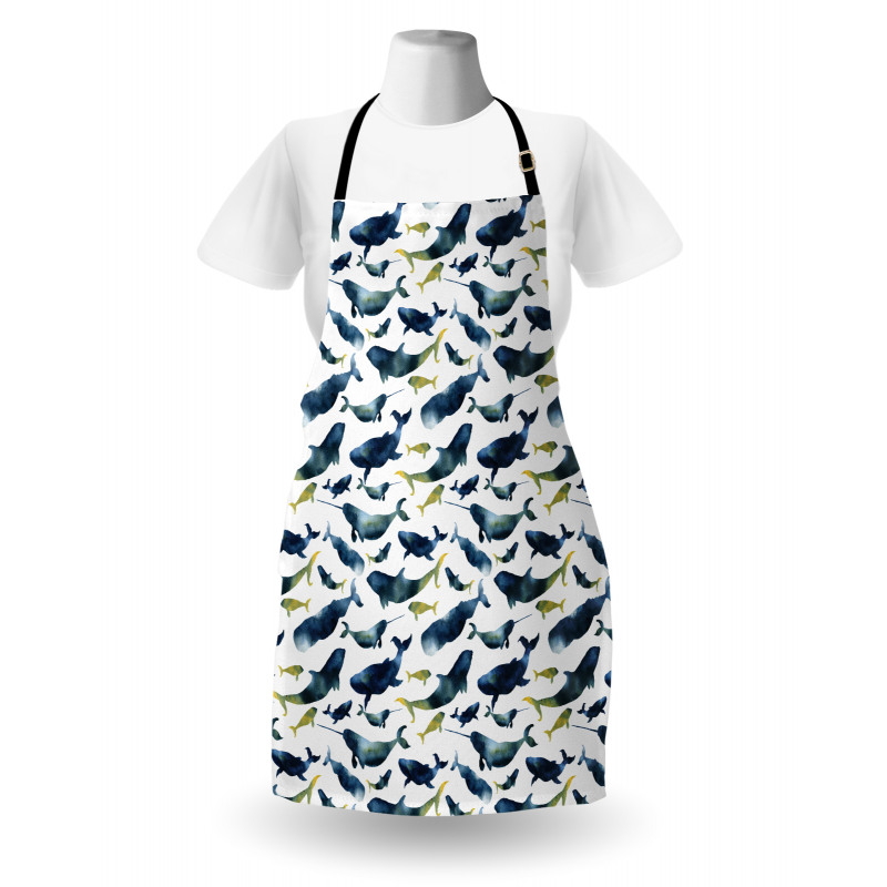 Watercolor Mammals Apron