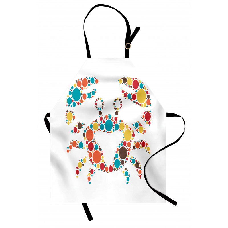 Colorful Dotted Shape Apron