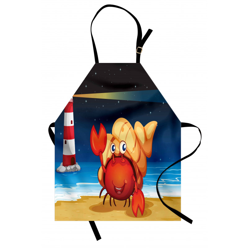 Marine Life Lighthouse Apron