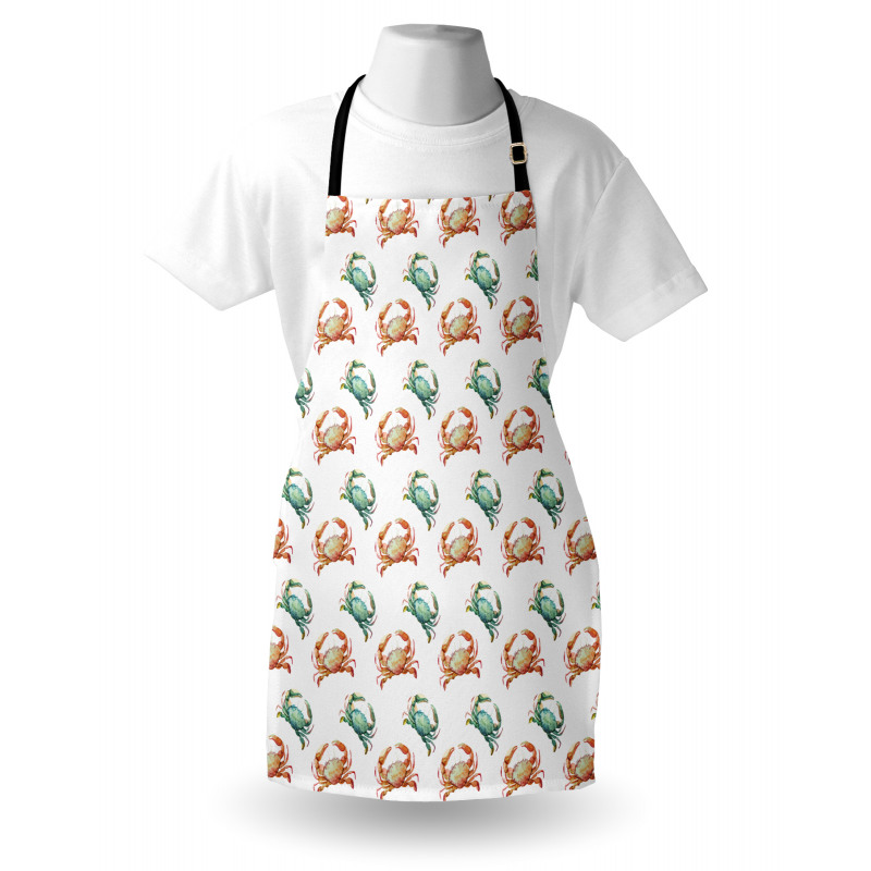 Watercolor Animal Pattern Apron