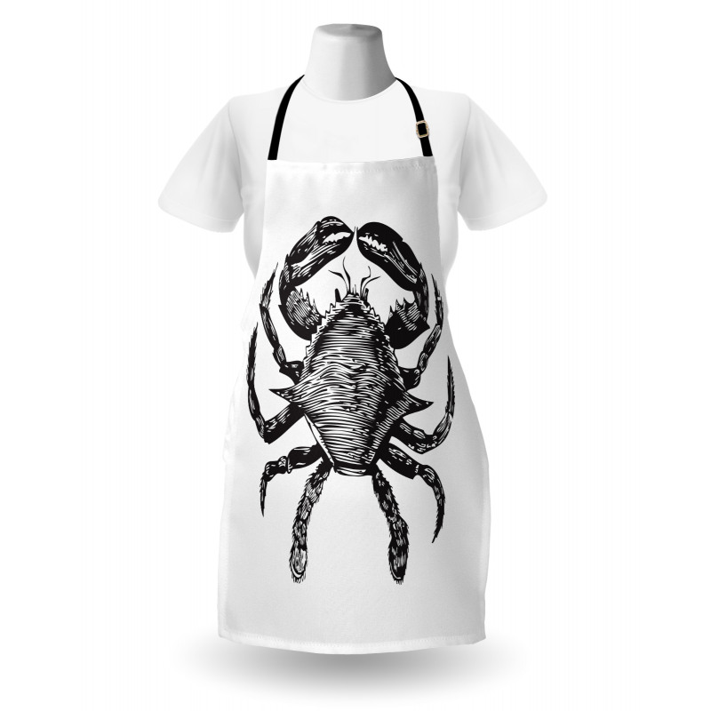 Crustacean Family Artwork Apron