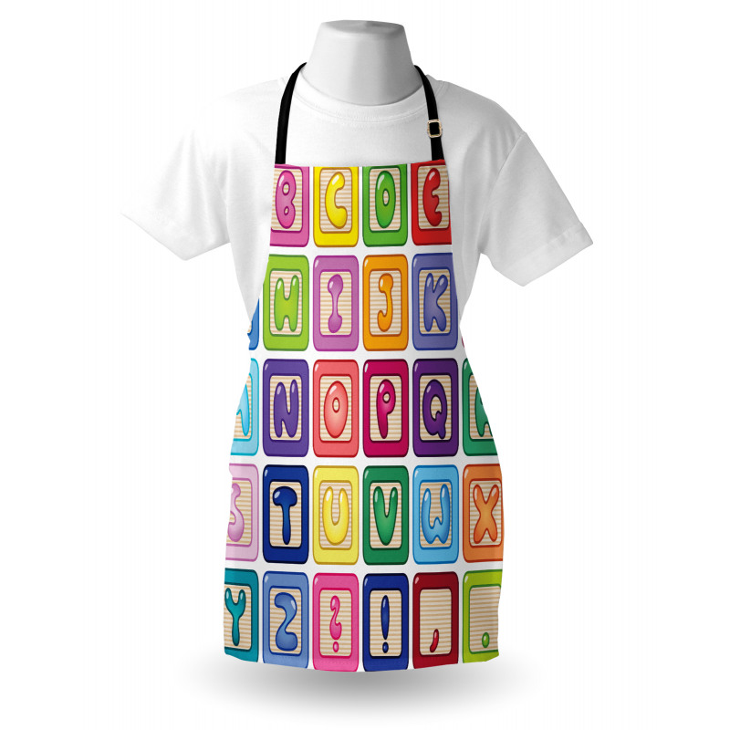 English Alphabet Apron