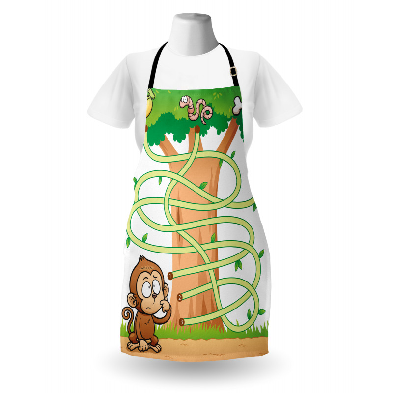 Curious Monkey Apron