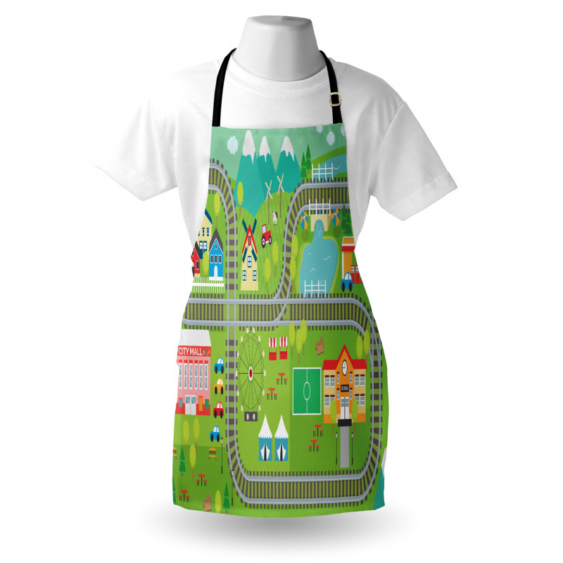 Train Tracks Apron