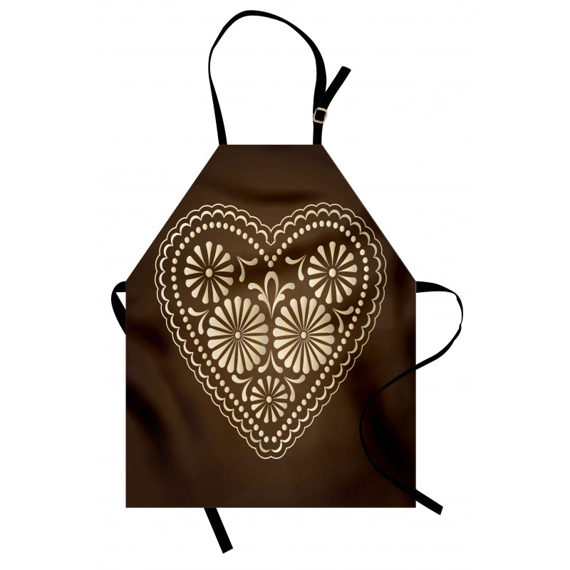 Romantic Heart Pattern Apron