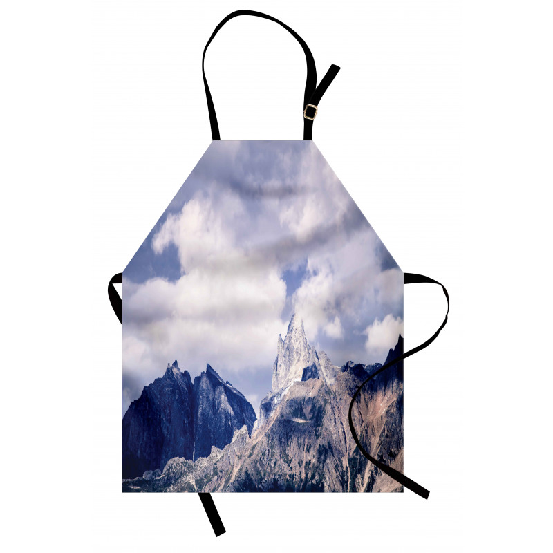 Craggy Peaks Mountains Apron