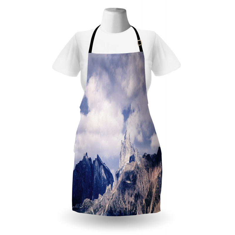 Craggy Peaks Mountains Apron