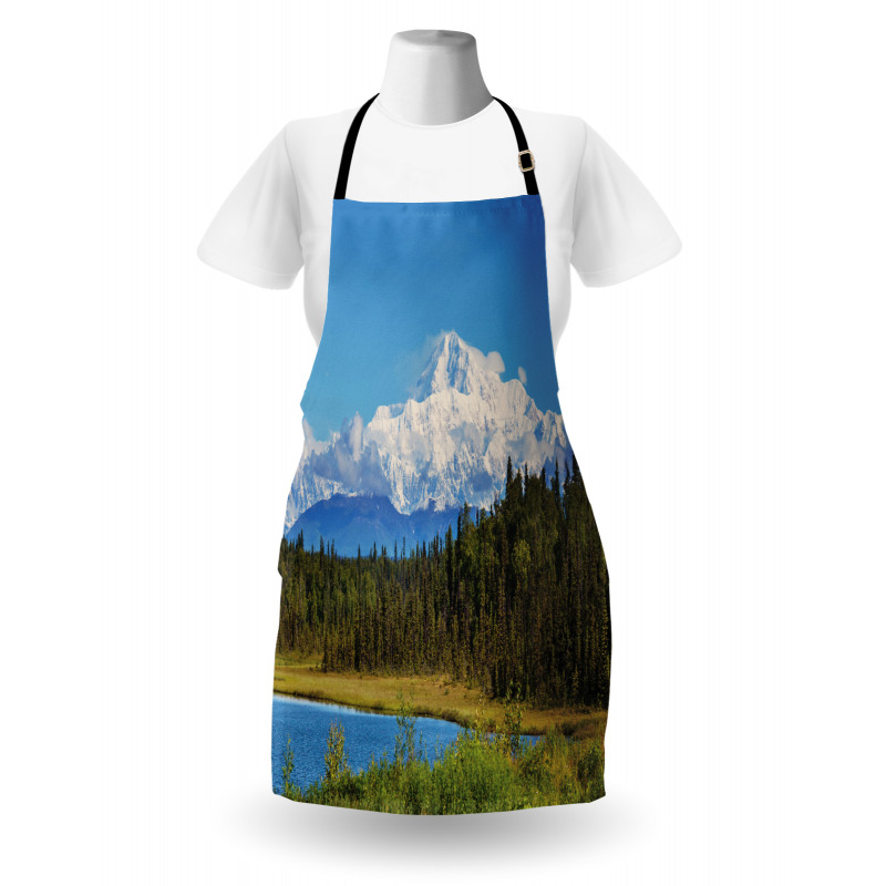 Snow Covered Mountain Apron