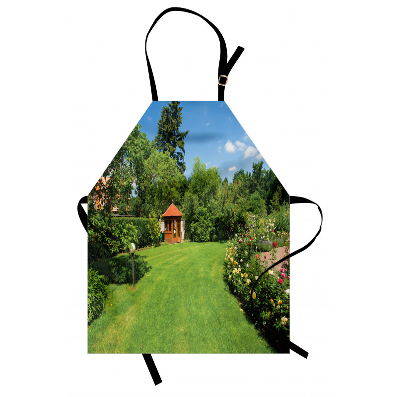 Roses Pathway Gazebo Apron