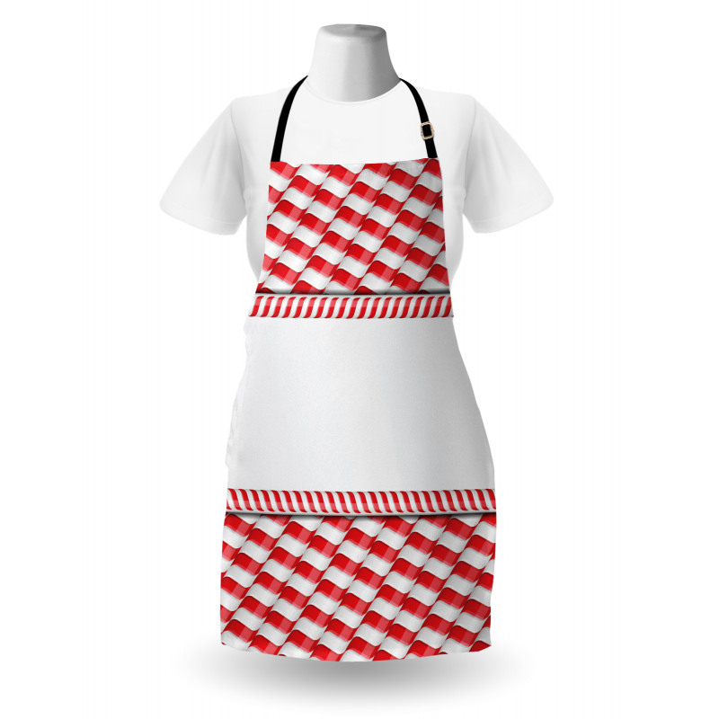 Abstract Xmas Border Apron