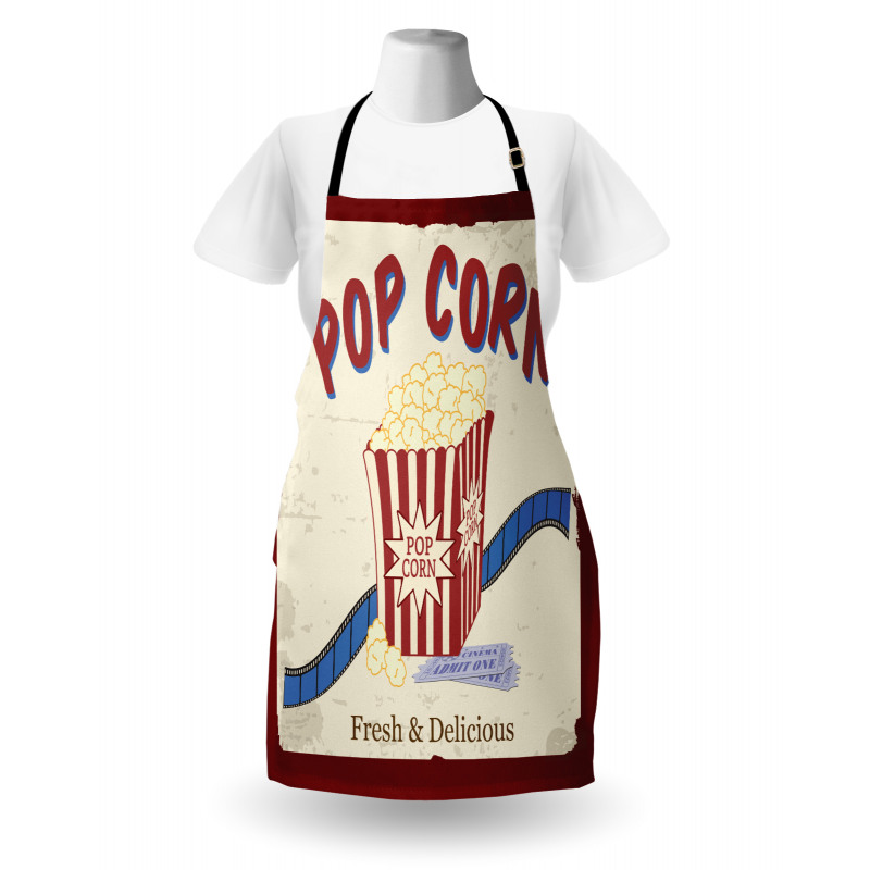 Pop Corn Tickets Apron