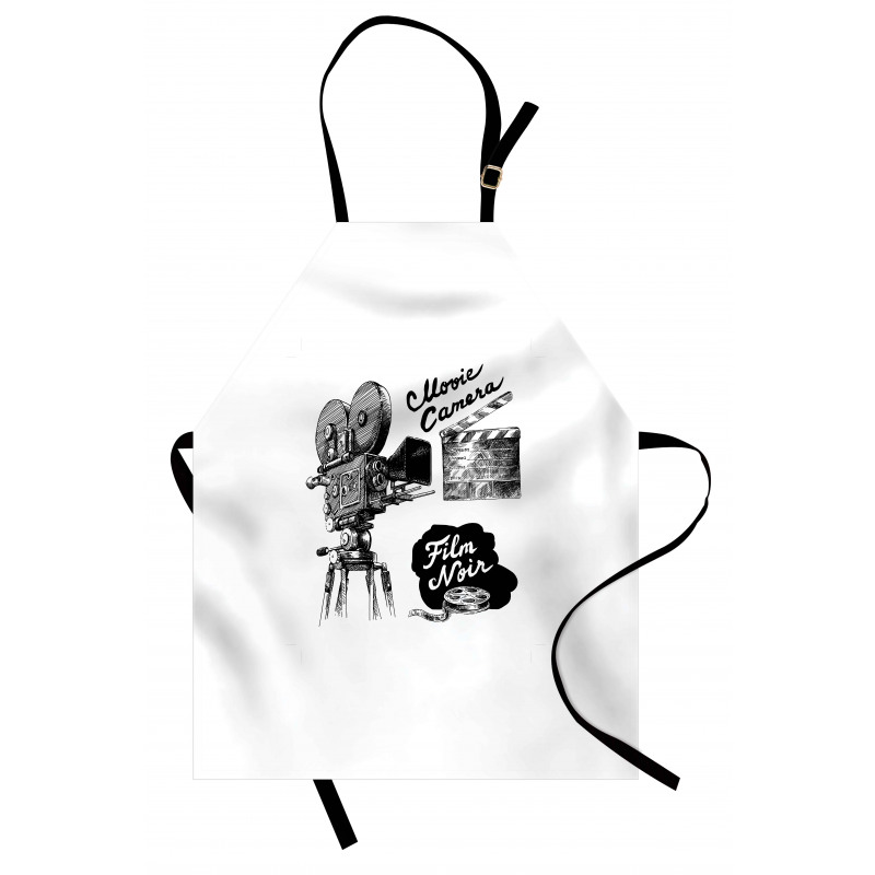 Camera Film Noir Apron