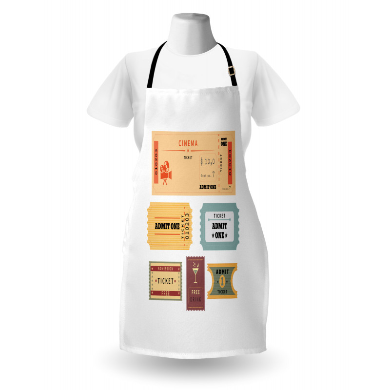 Retro Tickets Apron