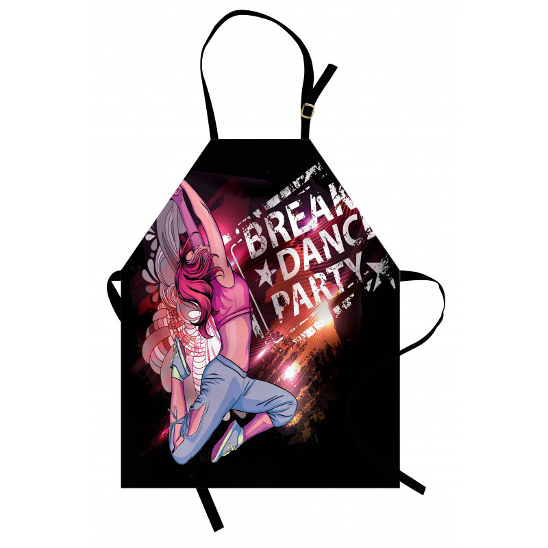 Break Dance Party Theme Apron