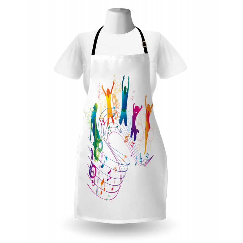 Dancing People Music Apron