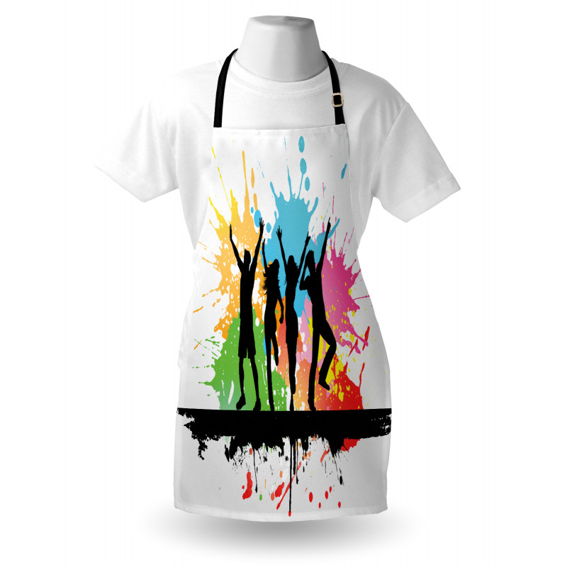 Dance Party People Colors Apron