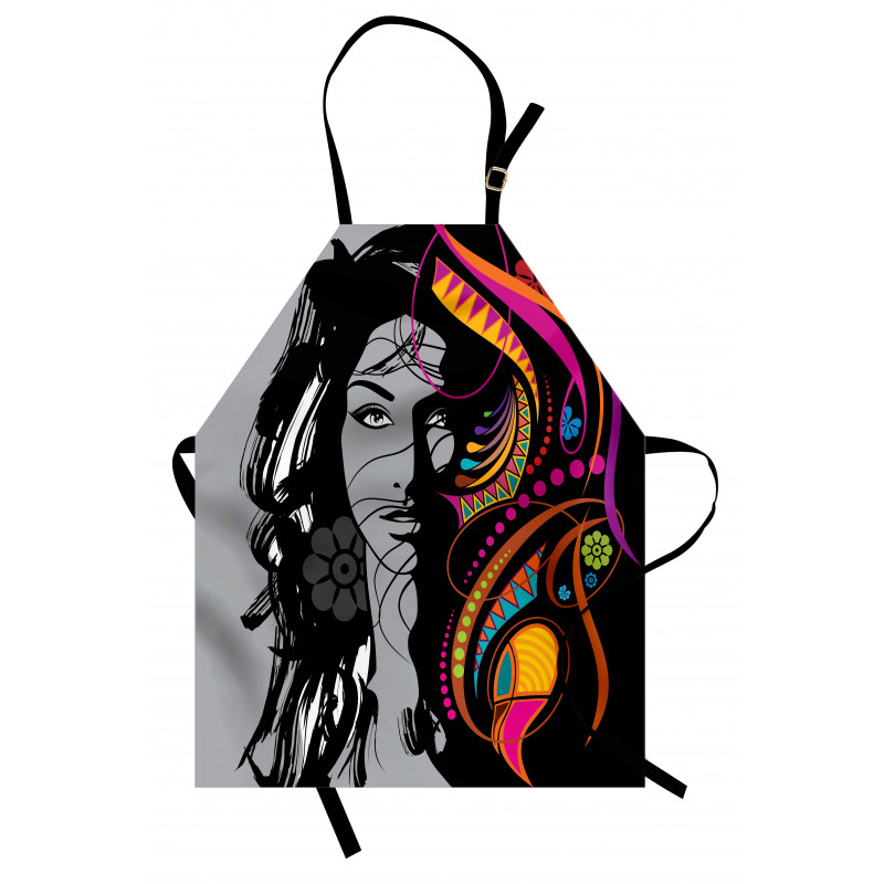 Woman Portrait Glamor Art Apron