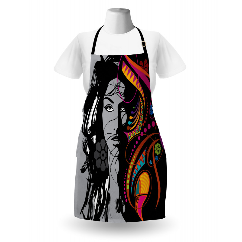 Woman Portrait Glamor Art Apron