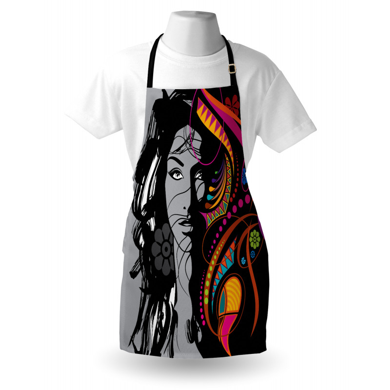 Woman Portrait Glamor Art Apron