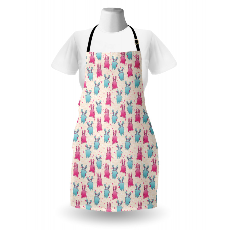 Fun Kids Cartoon Hearts Apron