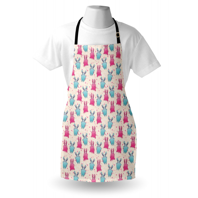 Fun Kids Cartoon Hearts Apron