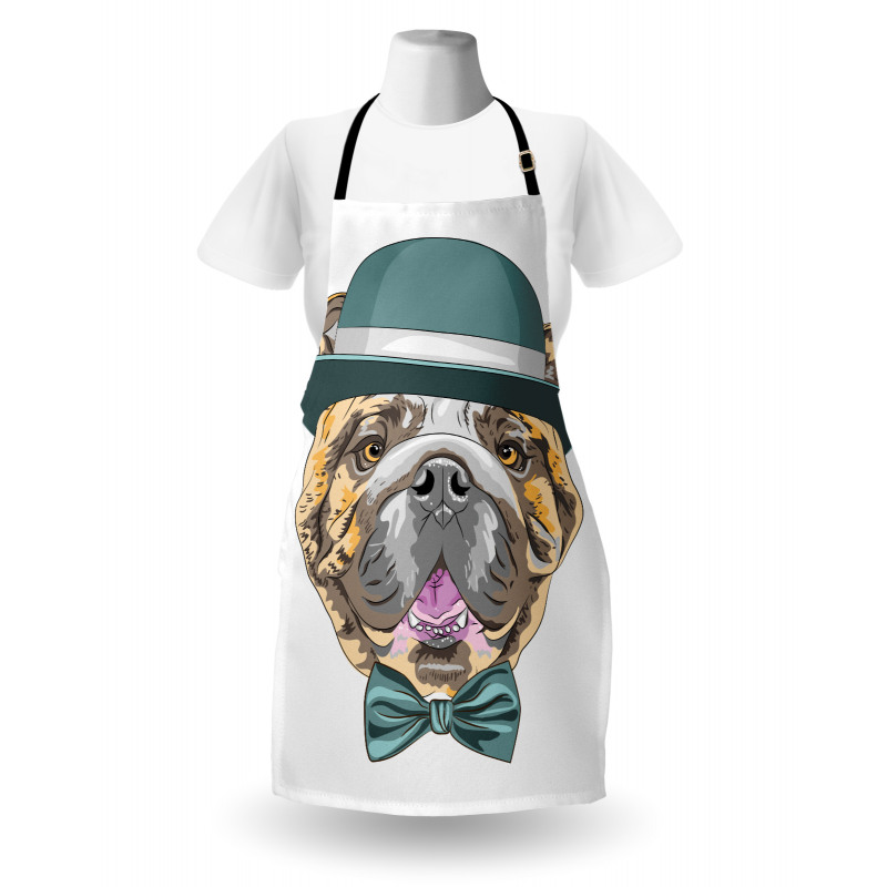 Dog in a Hat Apron